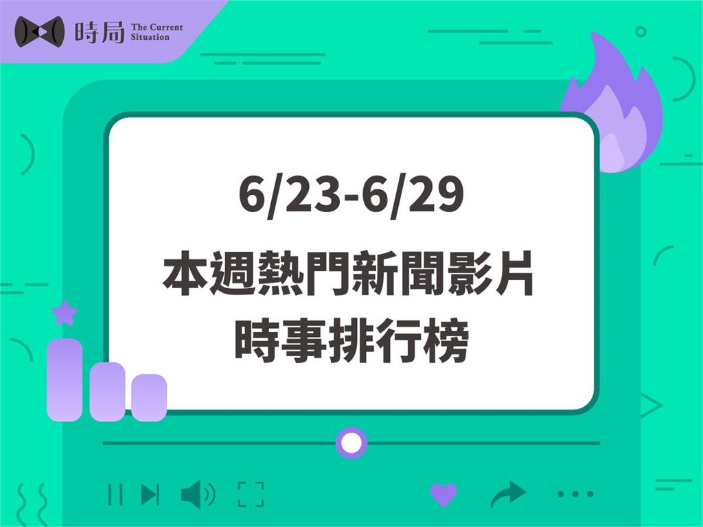 每週熱門新聞影片－時事排行榜 2025/6/23－6/29