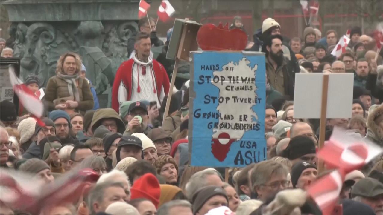 抗議川普想染指格陵蘭！　丹麥.格陵蘭民眾示威要求尊重"自決權"