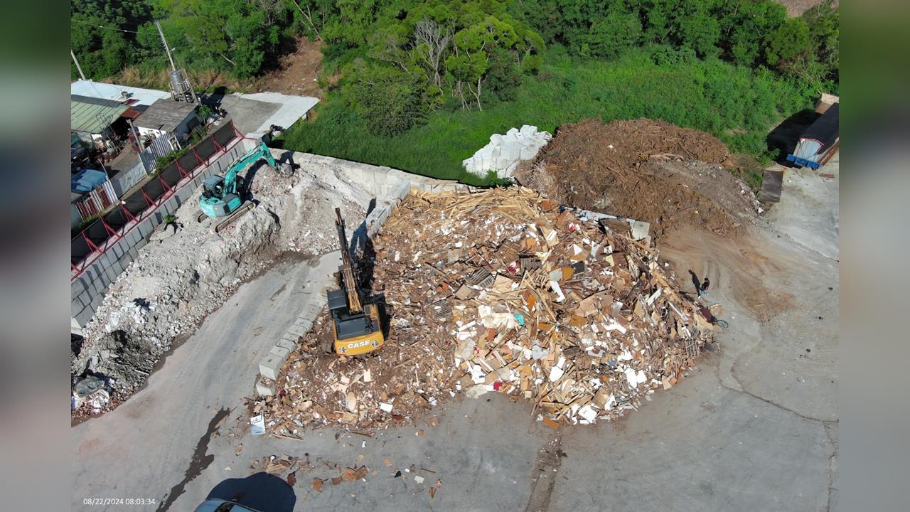 非法堆置「半座泳池大」廢棄物 中檢起訴104人瓦解清運鏈