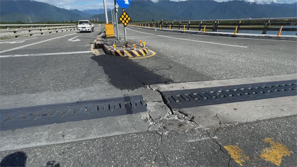 地震頻繁花蓮大橋裂開位移？　公路總局澄清：假訊息