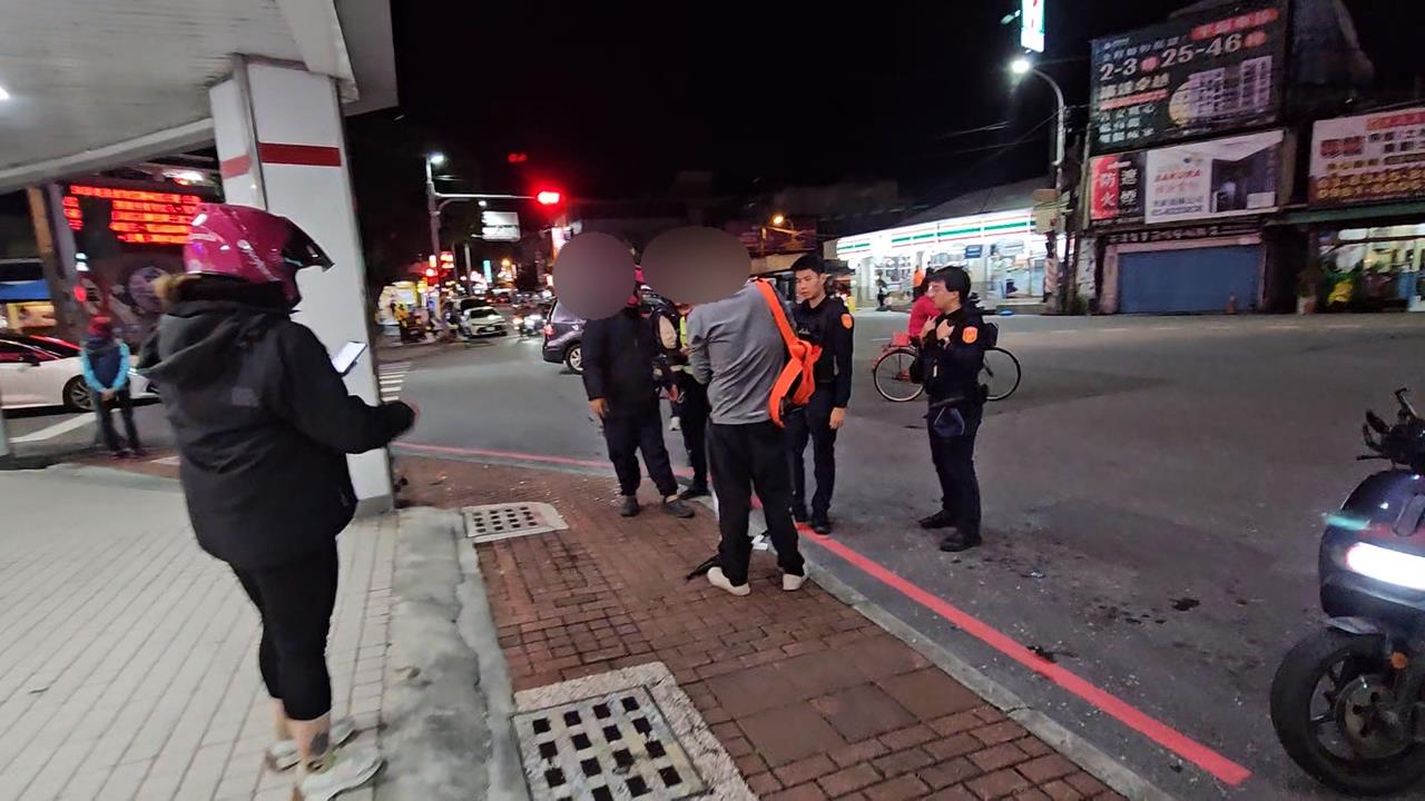 又是你！　男子手電筒直射、毆打外送員　日前也曾攻擊「台鐵站務員」