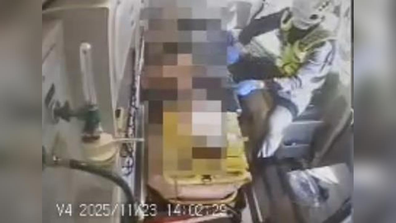 最新/台中工安意外!移工11樓鷹架摔落 意識不清送醫搶救