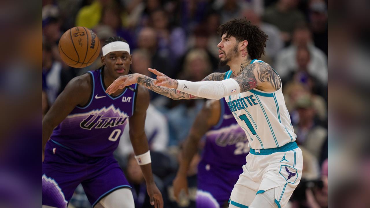 NBA(影)／黃蜂上半場領先47分！痛宰爵士55分創隊史第二大勝分差紀錄