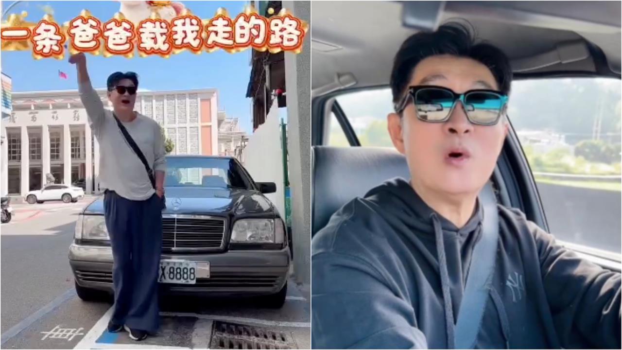除夕「黃安人在台灣」開車又GG了!老賓士爆亂停違規「鐵證」流出