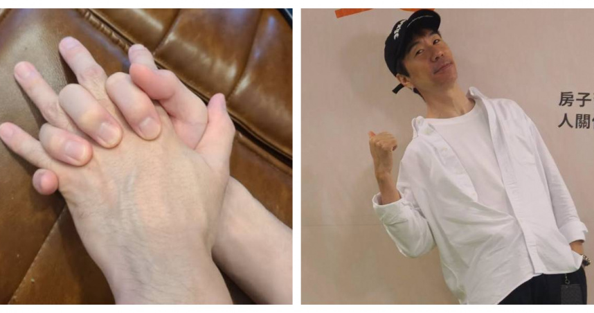 張兆志七夕疑脫單！曬十指緊扣照喊「戴墨鏡」　真相曝光超尷尬