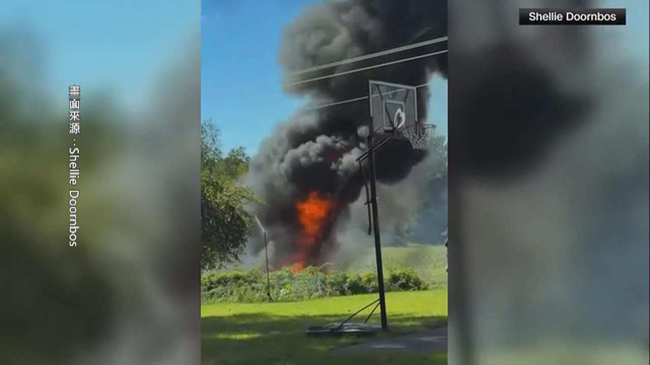 美F-16戰機密西根州墜毀　飛行員成功彈射逃生