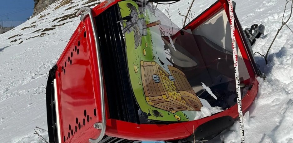 強風奪命？瑞士纜車高空脫軌墜落　獨坐婦魂斷阿爾卑斯山