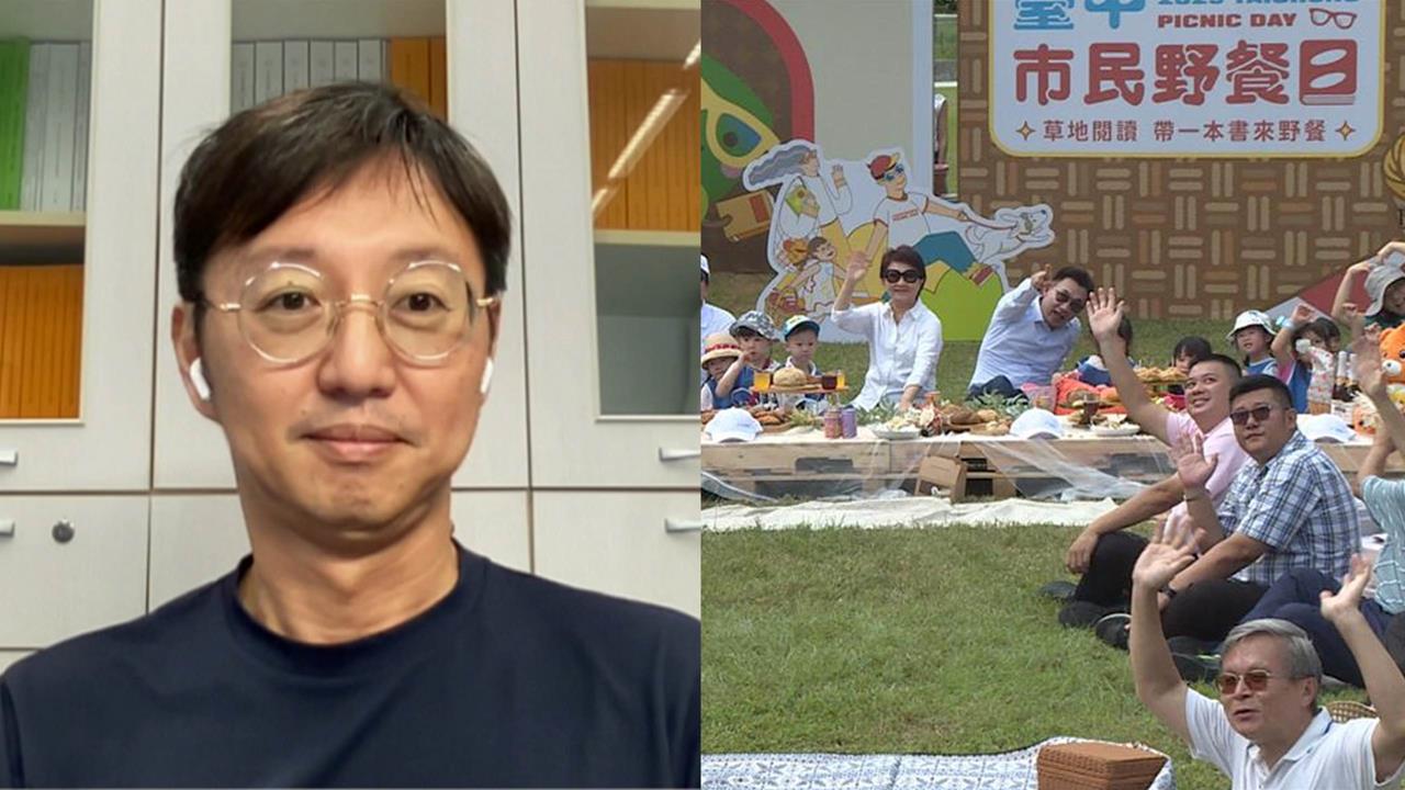 向前行(影)/台中環保局「動員4區隊」宣傳野餐日 江肇國:誰載廚餘?局長嗎?