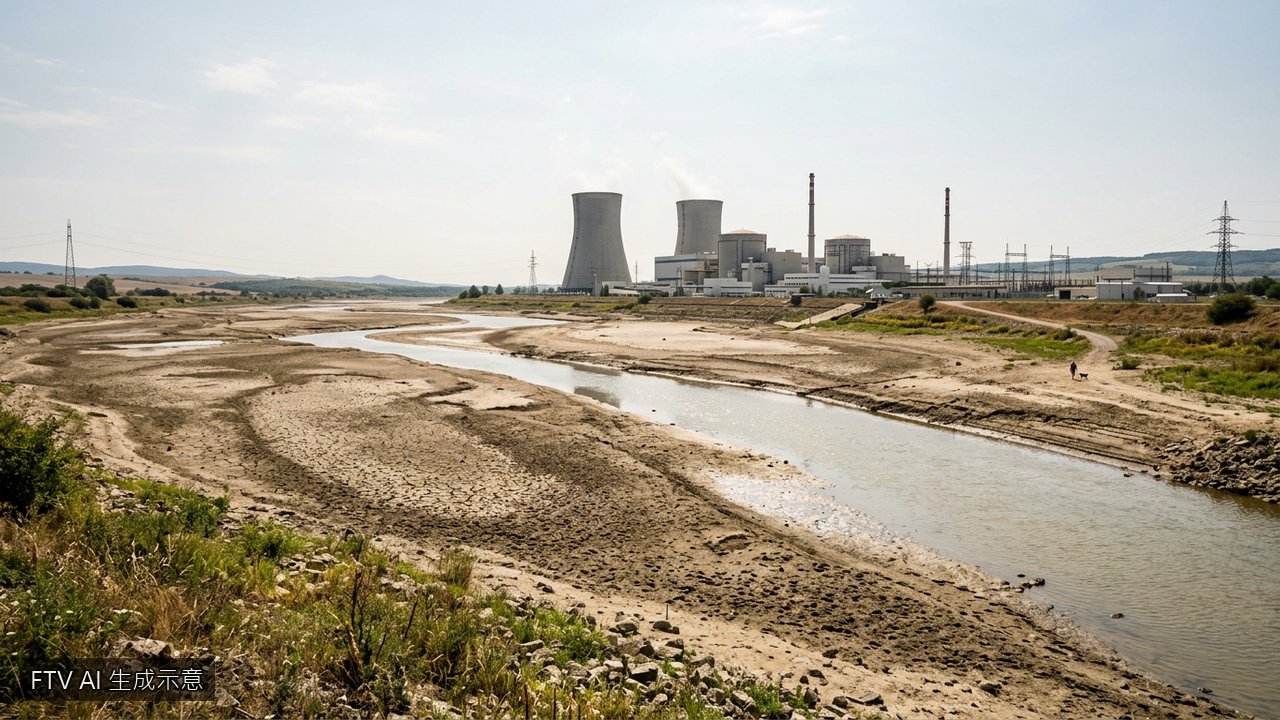 多瑙河水位創新低　羅馬尼亞唯一核電廠被迫全面停機
