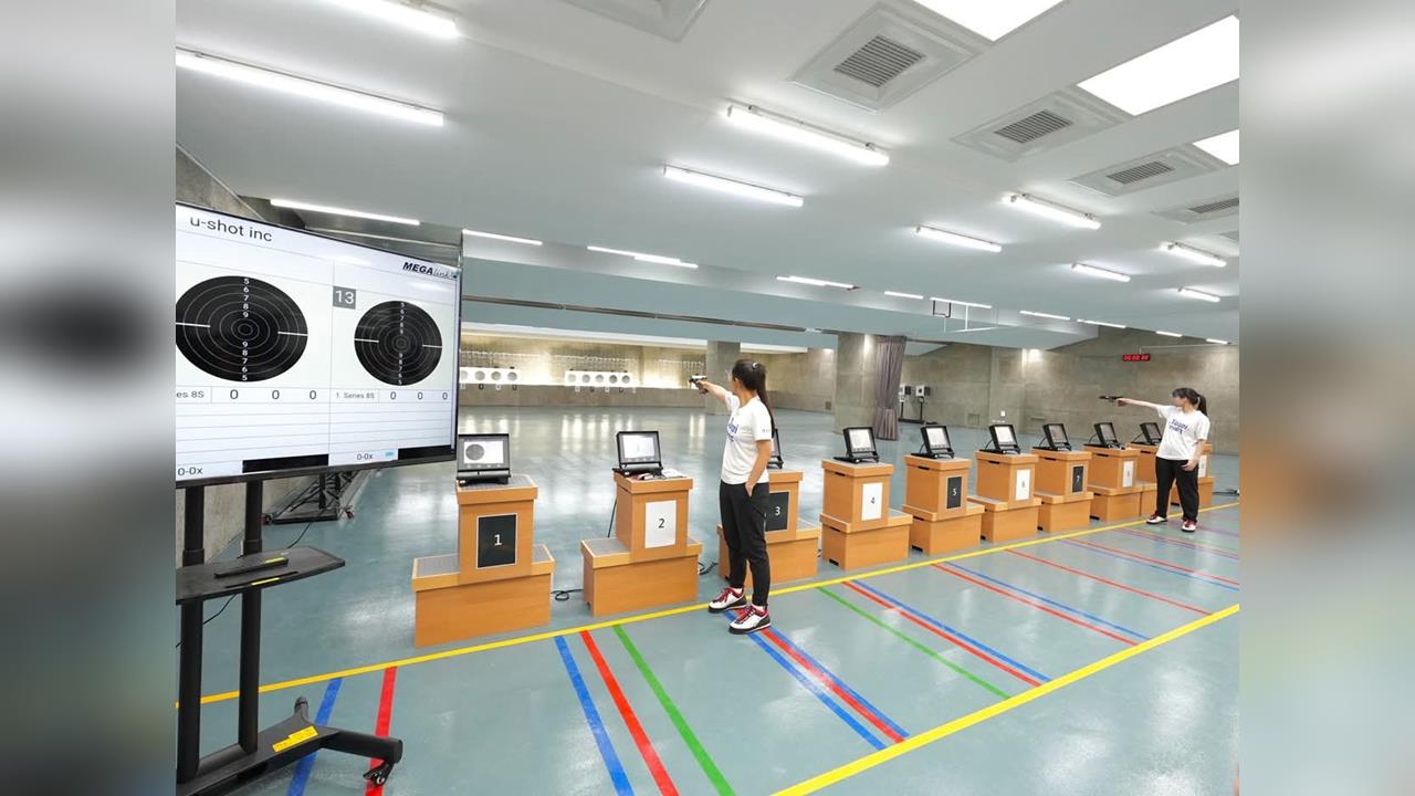 綜合／擁全國首座「室內實彈火藥靶場」可訓練射擊！運動部補助改建新生運動館開幕