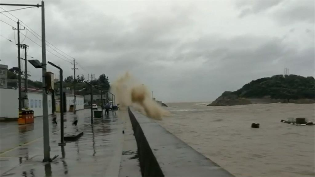 利奇馬登陸中國浙江 狂風暴雨恐波及11省