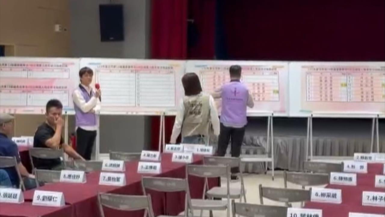 北市議員抽籤現場爆衝突！　李道翔疑意圖伸腳阻撓　馬郁雯險跌怒喊提告