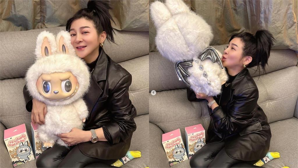 王彩樺也跟上Lisa入坑Labubu！曬「超大白天使公仔」驚人價格曝
