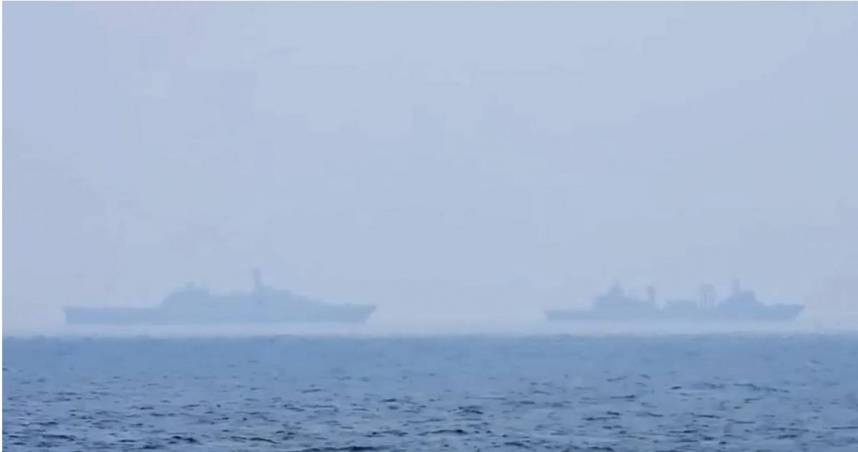 6共機5共艦擾台!3架次主戰機逾越海峽中線「進入北部空域」