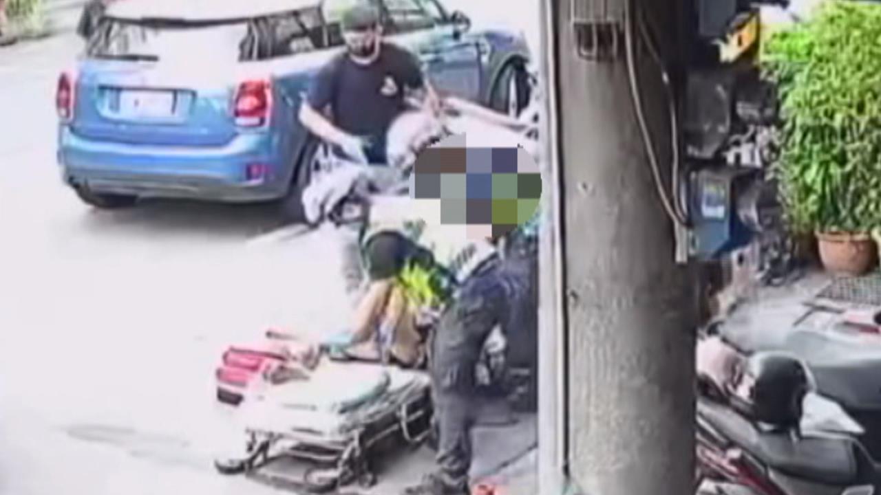 超商外遇隨機砍人！　50歲「正義爸」聽學童呼救擋刀