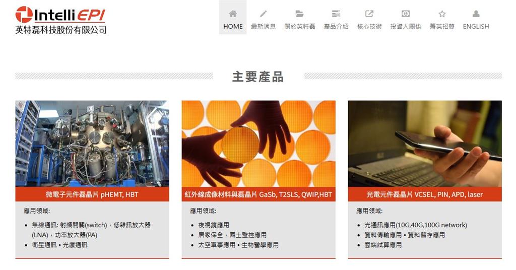 中國鬆綁出口限制 磷化銦磊晶三強回神