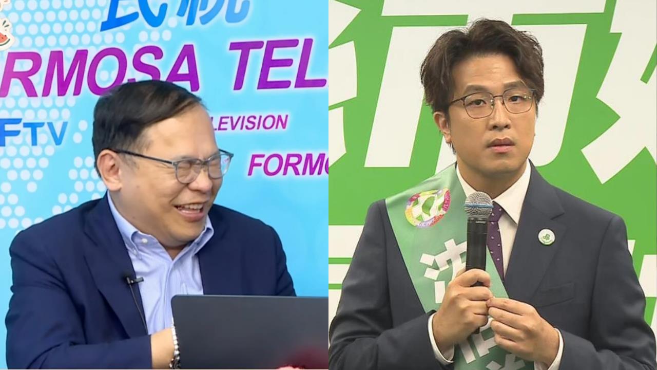 沈伯洋「被徵詢參選」內幕曝光！私下「呆萌吐5字」王義川狂笑：傻傻的