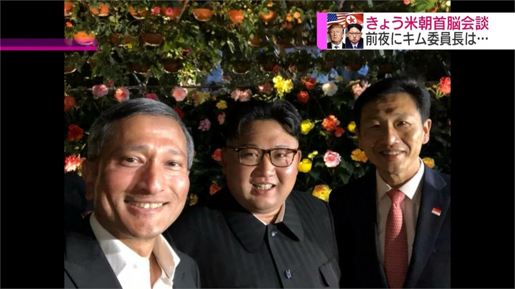 金正恩夜遊新加坡！拍人生中第一張自拍