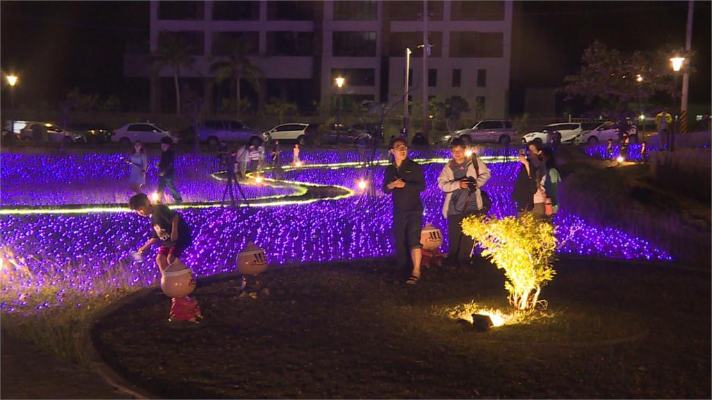 四重溪溫泉季開幕 紫色燈海浪漫