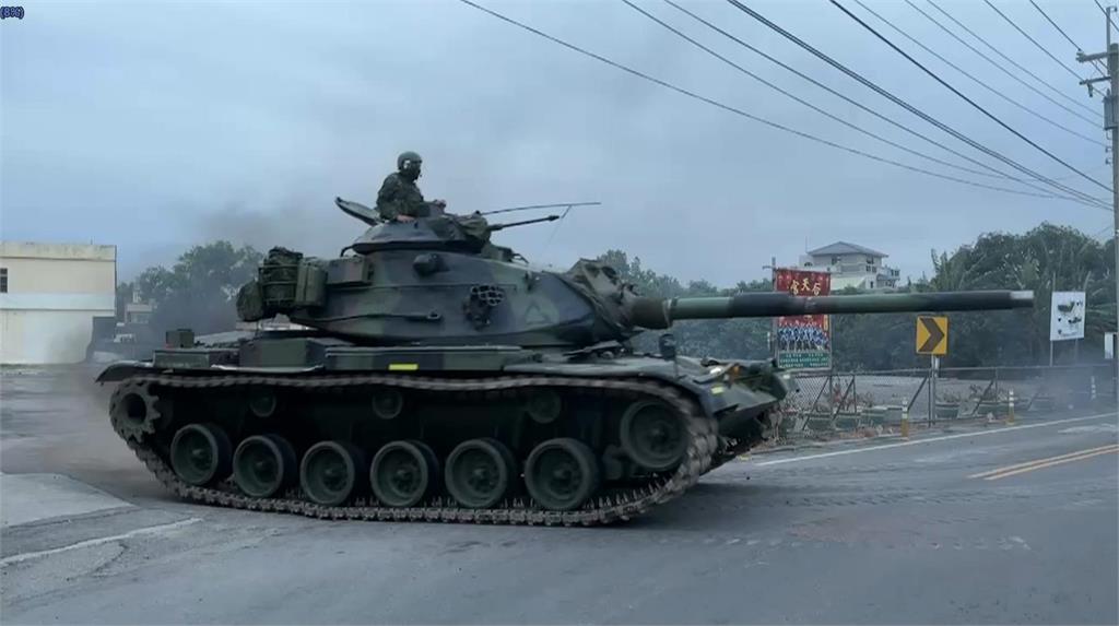 陸軍「長泰19操演」旅級對抗　M60A3戰車現蹤彰化鄉間小路