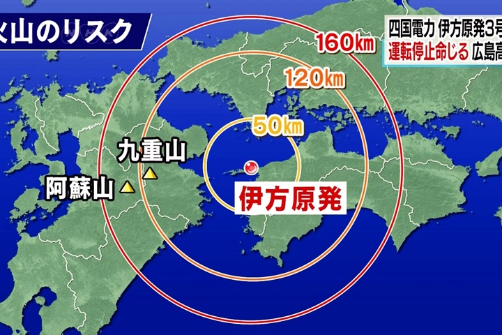 日廣島高院祭假處分 伊方三號機需停機