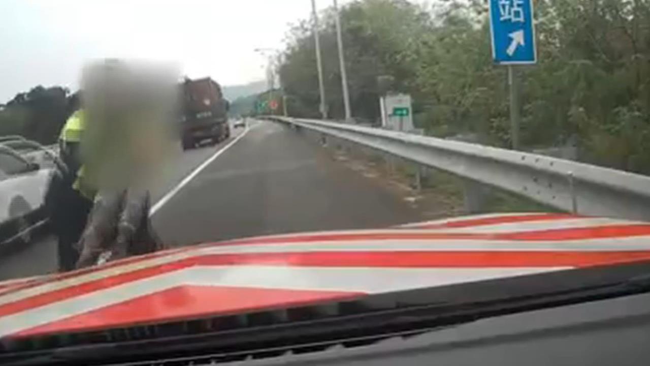 驚人！9歲男童逆向走上國道　國道警察緊急救援