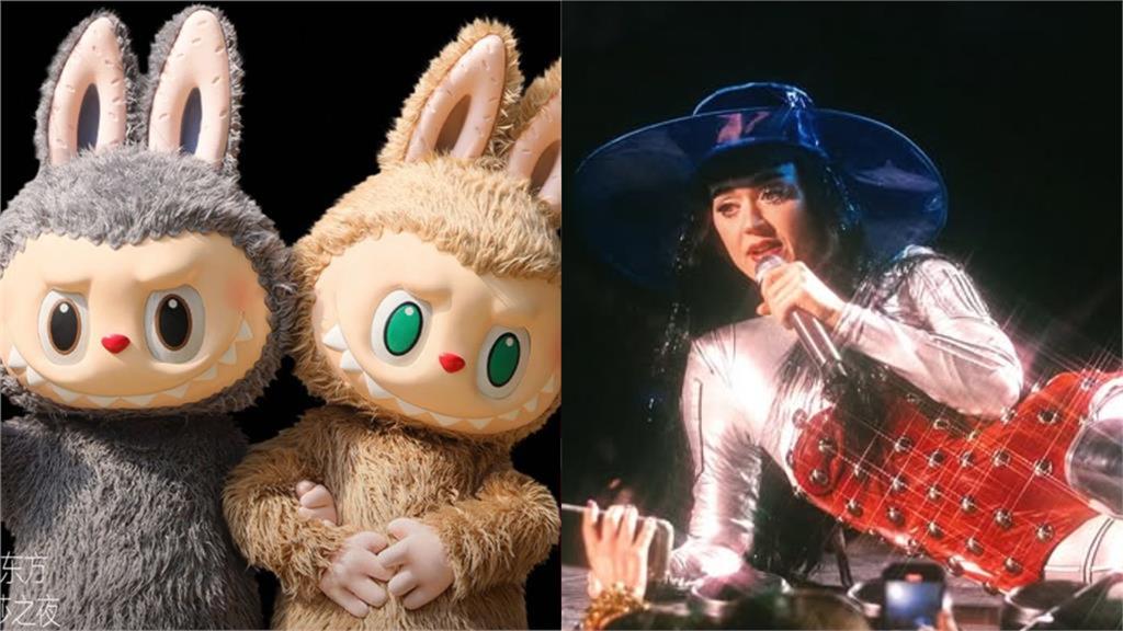 凱蒂佩芮舞台揮麥打掉「粉絲送Labubu」！怒吼「不要拉布布」網笑瘋：受夠了