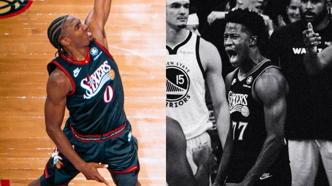 NBA(影)／費城爆走兄弟！76人菜鳥+主控「準絕殺+光速再見鍋」讀秒逆轉勇士