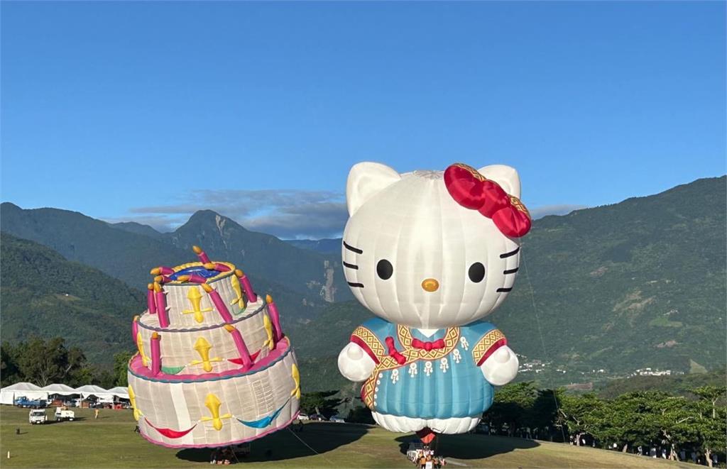 Hello　Kitty熱氣球「燒傷」告假一週　改由媽祖球代班