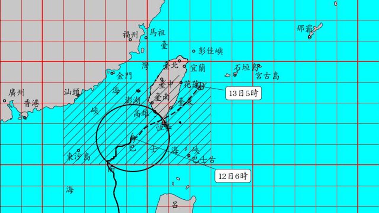 LIVE／抵達本島！鳳凰暴風圈將觸陸　氣象署0640最新說明