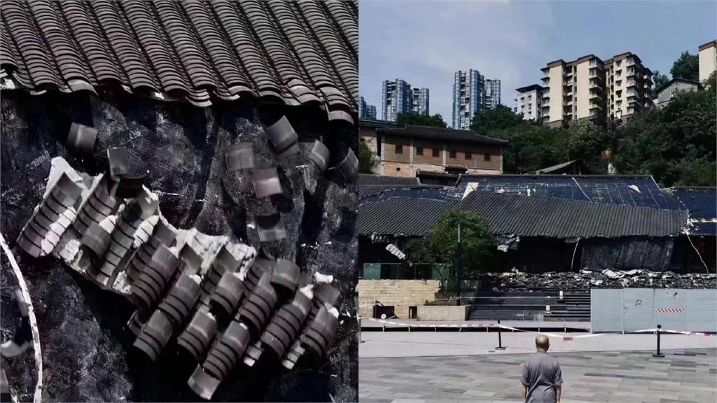 才完工2年...重慶博物館「被高溫熱垮」！屋頂整片滑落閉館維修