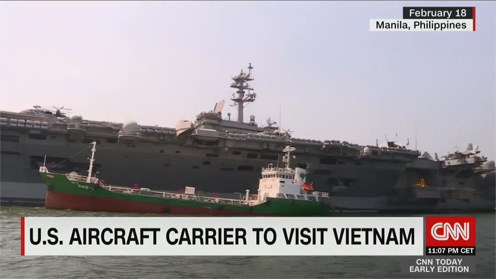 坐鎮西太平洋牽制中國　美航艦「卡爾文森號」停靠須賀港