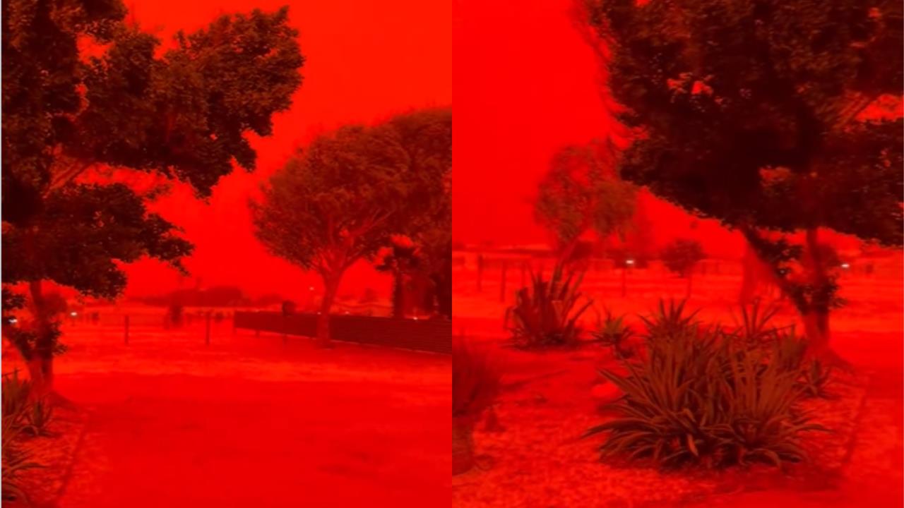 澳洲驚見「詭異血色天空」畫面瘋傳!居民嚇壞喊「世界要毀滅」專家說話了…