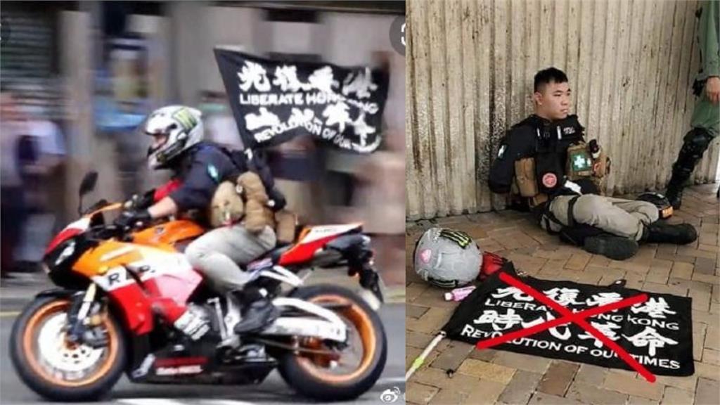 國安法首案判刑！港男騎車插旗「光復香港、時代革命」竟判囚9年