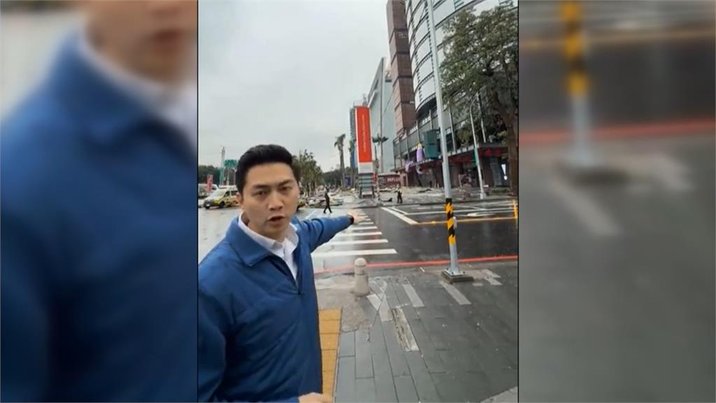 廖偉翔衝新光三越爆炸現場開直播 罷團:罷免讓他當記者