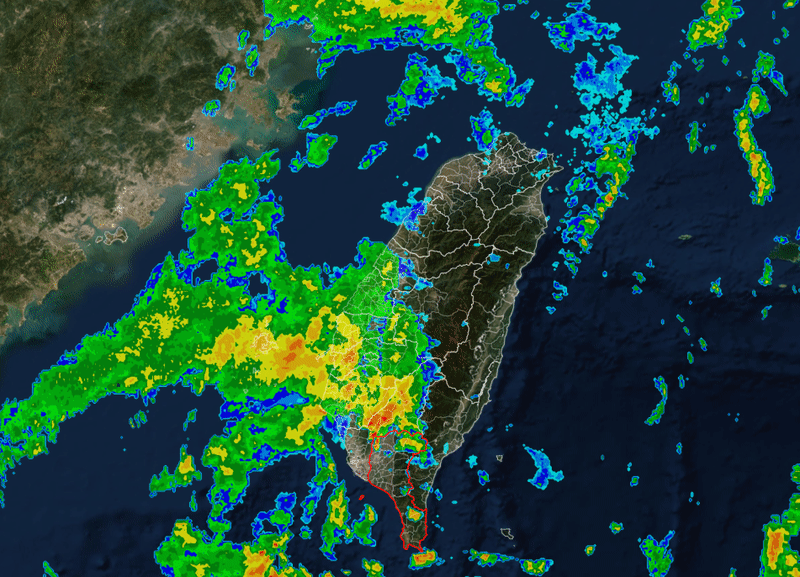 全台大雨連下一週變「紫番薯」！專家示警「結構最完整」：這兩天雨勢最大