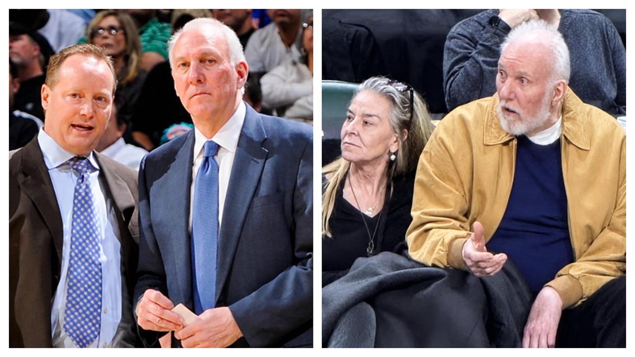 NBA傳奇教頭波波維奇傳出再婚對象是昔日頭號助教、現任太陽主帥巴登霍澤的前妻瑪麗。(圖/擷取自X)