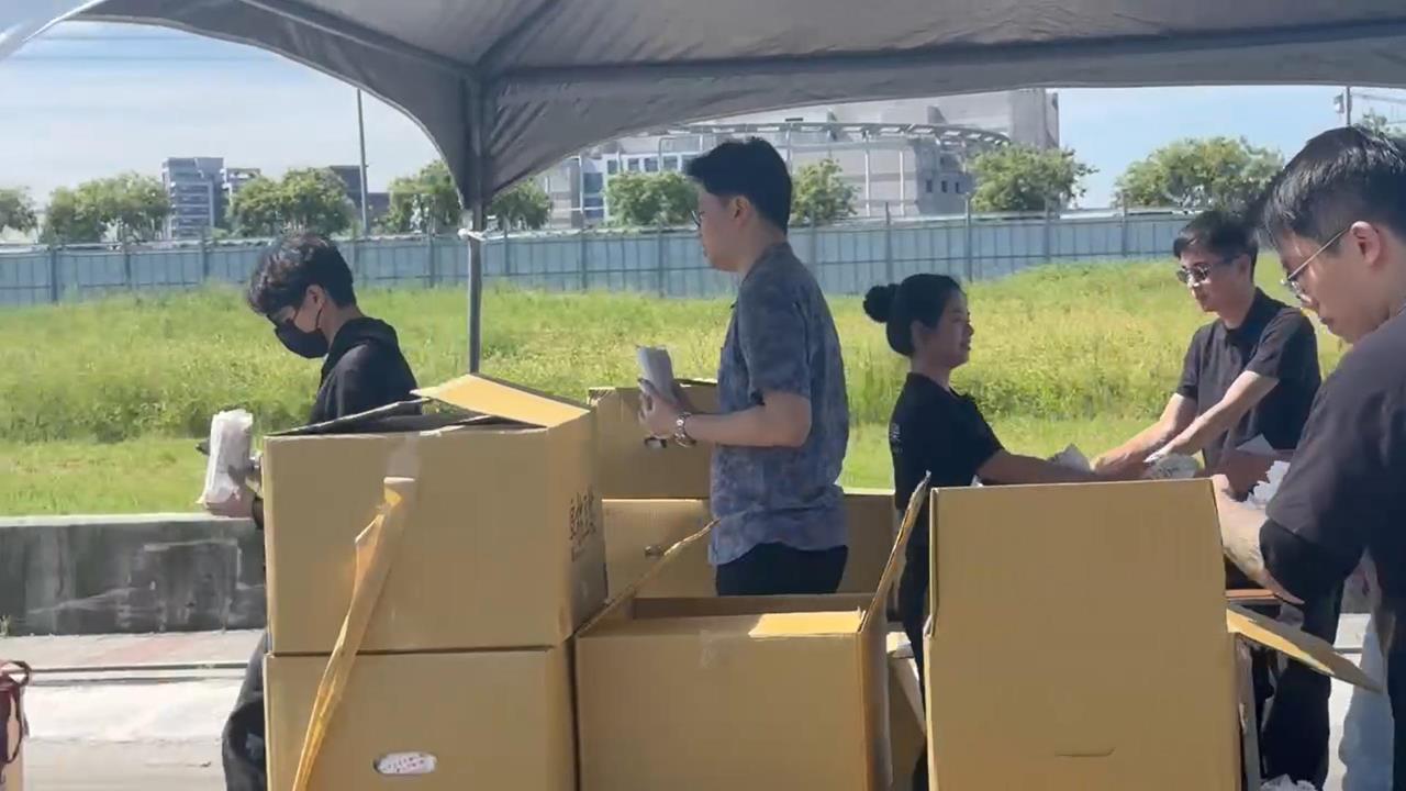 快新聞／超讚福利！輝達台灣員工大會現場請吃「阜杭豆漿」　冰淇淋餐車也來了