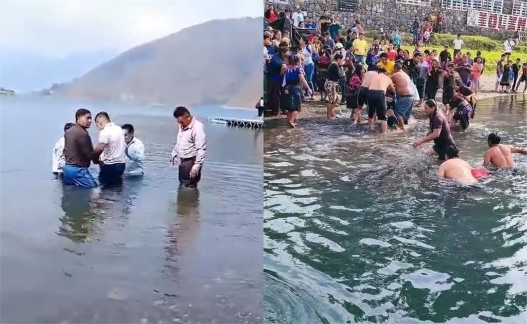 驚悚影片曝光!洗禮儀式變溺斃 他為救人不幸慘死