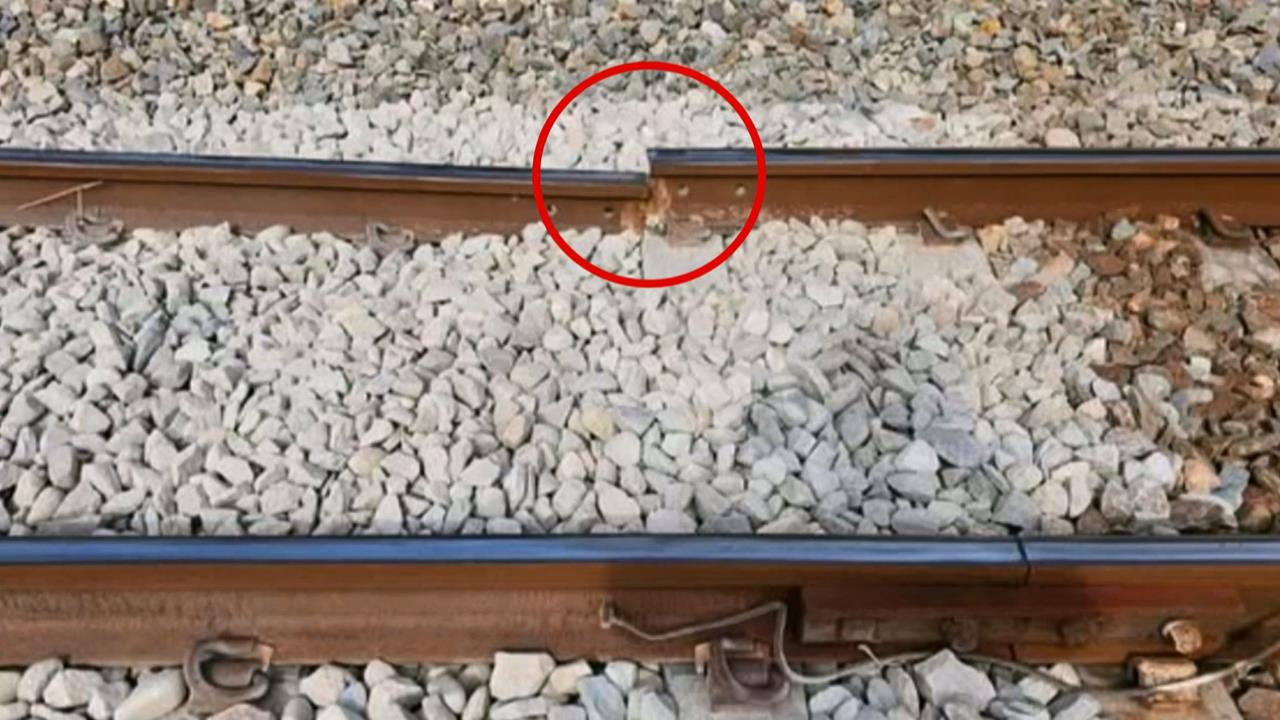 日夜溫差大？　台鐵「善化-新市」間「鋼軌斷裂」