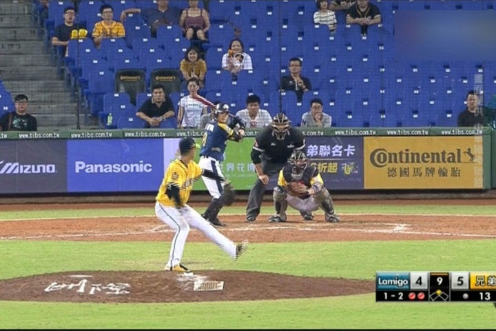 中信兄弟5：4桃猿 陳子鴻生涯首轟獲MVP