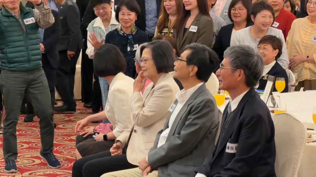 出席台灣勵志協會年度大會　蔡英文談世界變局與台灣精神