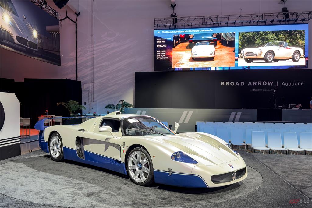 Maserati MC12 Stradale 國際拍賣會創新紀錄 以 520 萬美元落槌