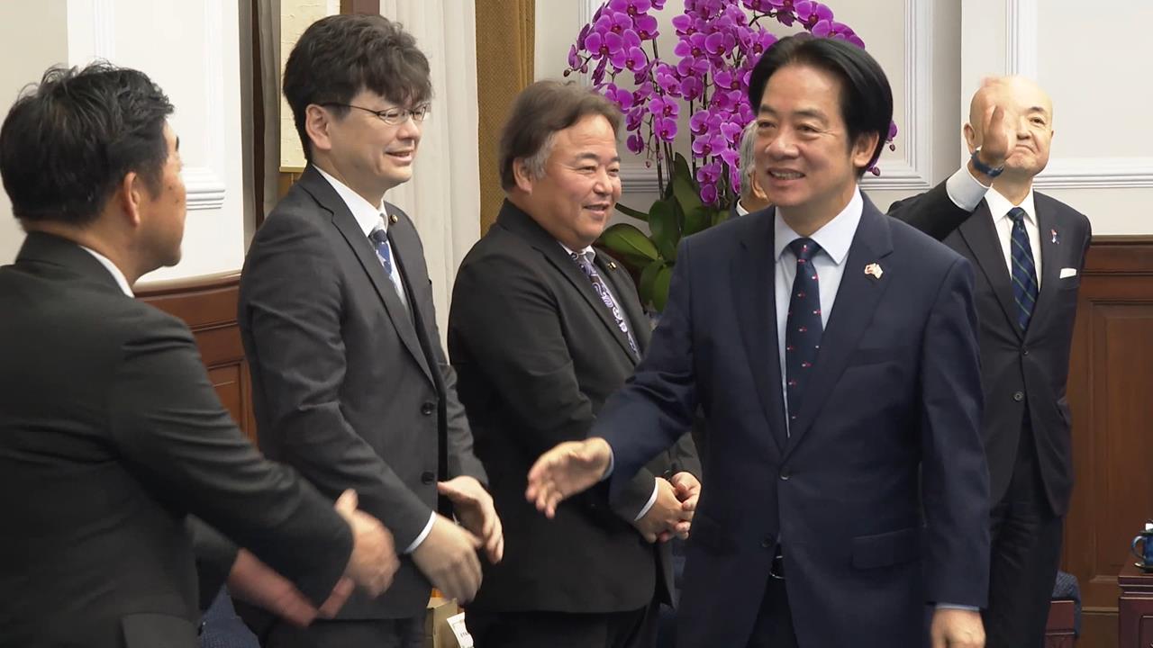 日自民黨幹事長代行會見賴總統　對北捷不幸事件表達哀悼