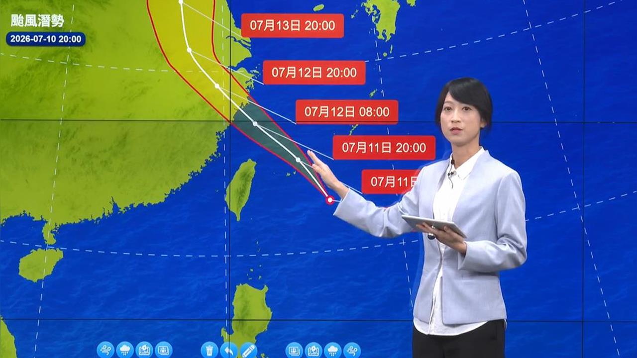 快新聞／巴威颱風影響全台一整天　氣象署曝降雨熱區
