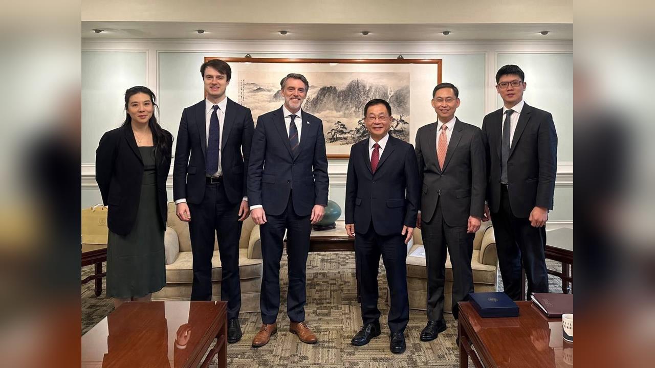 快新聞/美國資深官員梅斯訪台 認同台美應深化APEC交流合作