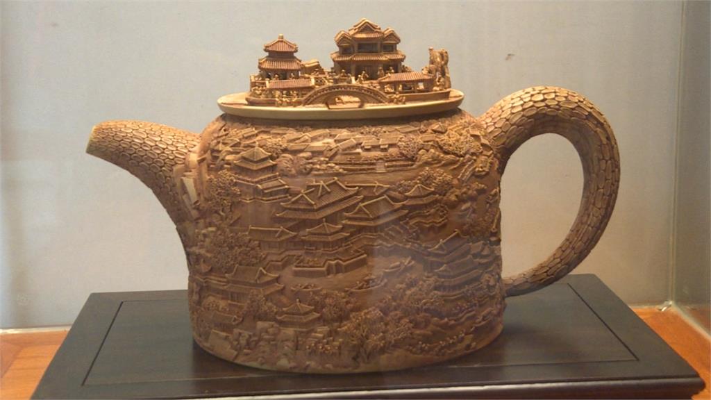 茶壺上雕百隻龍!藝術家父子合製「百龍壺」