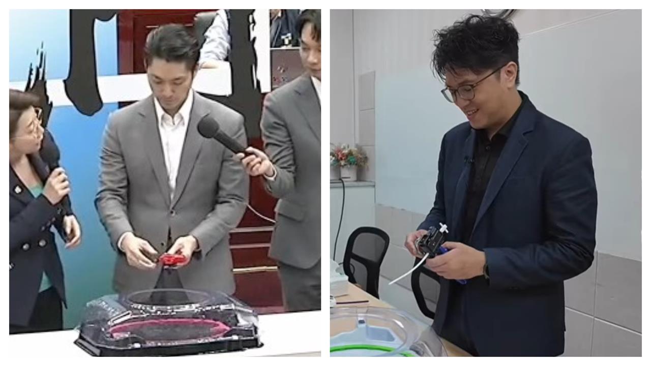 蔣萬安蹭陀螺喊「Go Shot」遭酸！沈伯洋秀「真玩家」實力再連結「1政策」