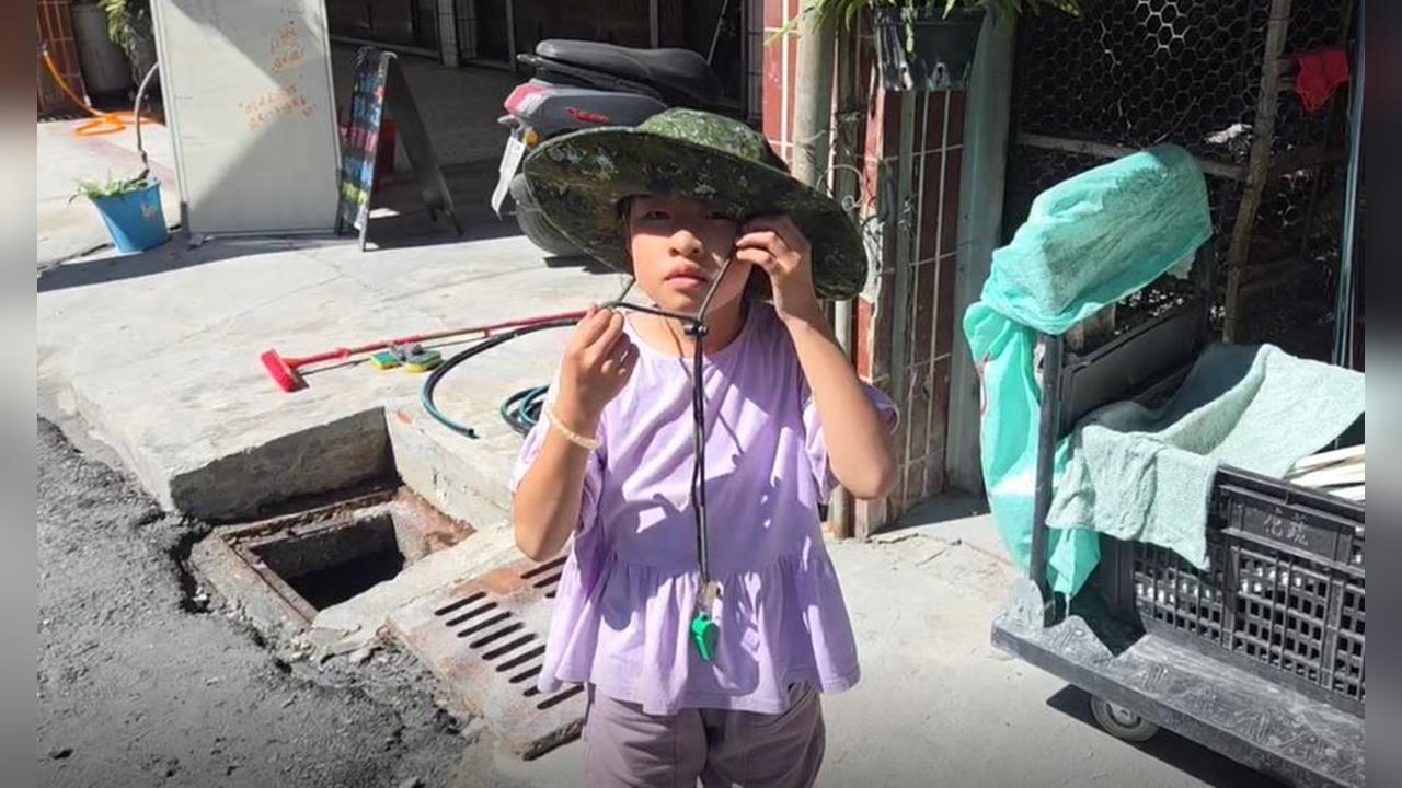 阿兵哥「送迷彩帽」影片爆紅 小女孩天天戴帽盼相遇