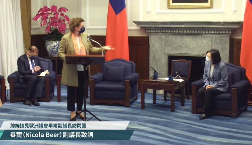 快新聞／歐洲關切中國單方面改變現狀　副議會議長：只有台灣人能決定自己未來